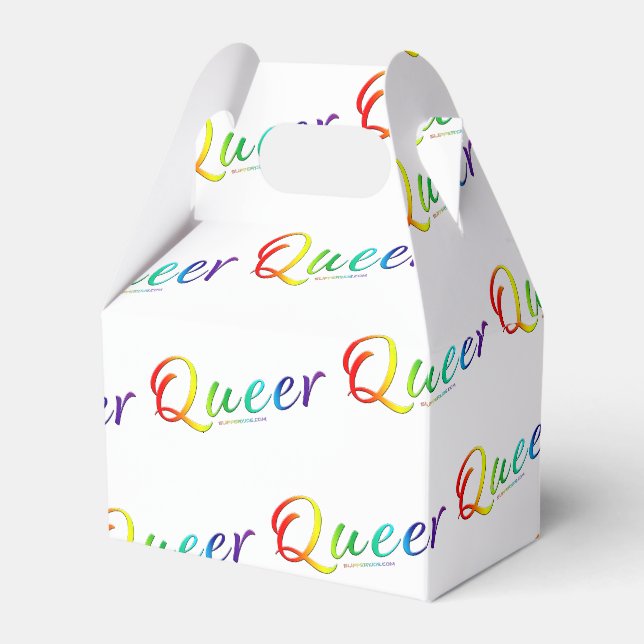 SlipperyJoe's queer single expressive word smooth  Favour Box (Front Side)