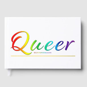 SlipperyJoe's queer single expressive word smooth Guest Book