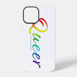 SlipperyJoe's queer single expressive word smooth iPhone 12 Pro Case