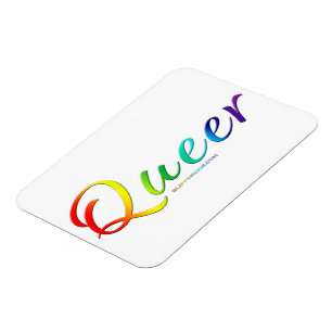 SlipperyJoe's queer single expressive word smooth  Magnet