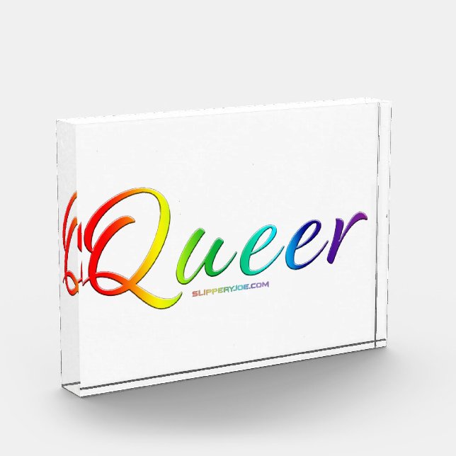 SlipperyJoe's queer single expressive word smooth  Photo Block (Left)