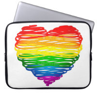 SlipperyJoe's rainbow coloured heart scribbled swi