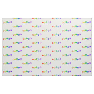 SlipperyJoe's rainbow coloured pride sign bursts w Fabric