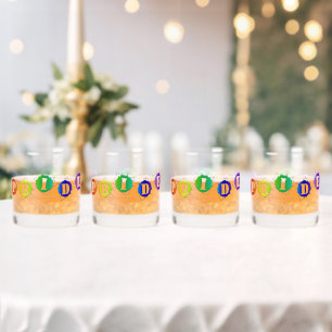 SlipperyJoe's rainbow coloured pride sign bursts w Whiskey Glass