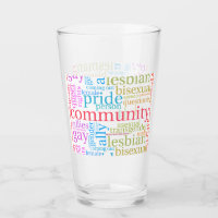 SlipperyJoe's rainbow LGBTQ+ community word cloud