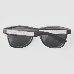 SlipperyJoe's rainbow LGBTQ+ community word cloud  Sunglasses