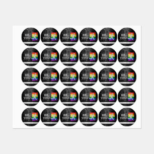 SlipperyJoe's rainbow pride colours panel urban st