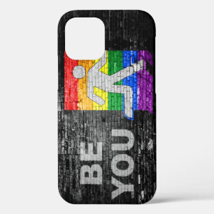 SlipperyJoe's rainbow pride colours panel urban st iPhone 12 Pro Case