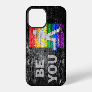 SlipperyJoe's rainbow pride colours panel urban st iPhone 12 Pro Case
