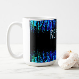 SlipperyJoe's real men cry tears emotions digital Coffee Mug