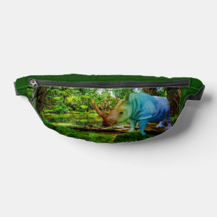 SlipperyJoe's rhinoceros lush tropical setting pri Bum Bags