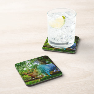 SlipperyJoe's rhinoceros lush tropical setting pri Coaster