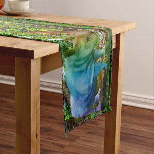 SlipperyJoe's rhinoceros lush tropical setting pri Short Table Runner