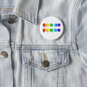 SlipperyJoe's rough trade queer pop typography sla 6 Cm Round Badge