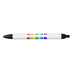 SlipperyJoe's rough trade queer pop typography sla Black Ink Pen