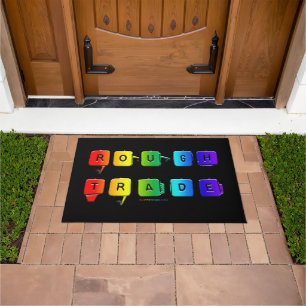 SlipperyJoe's rough trade queer pop typography sla Doormat