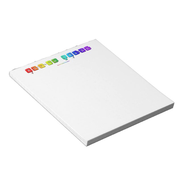 SlipperyJoe's rough trade queer pop typography sla Notepad (Angled)