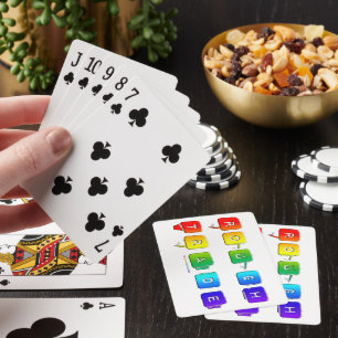 SlipperyJoe's rough trade queer pop typography sla Playing Cards