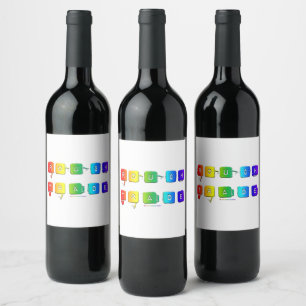 SlipperyJoe's rough trade queer pop typography sla Wine Label
