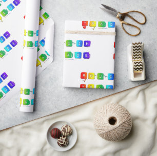 SlipperyJoe's rough trade queer pop typography sla Wrapping Paper