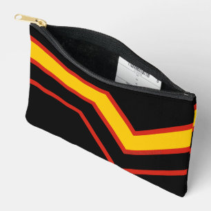 SlipperyJoe's rubber pride flag arrows chevrons st Accessory Pouch