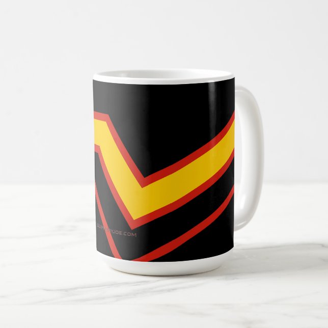 SlipperyJoe's rubber pride flag arrows chevrons st Coffee Mug (Front Right)