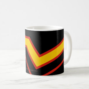SlipperyJoe's rubber pride flag arrows chevrons st Coffee Mug