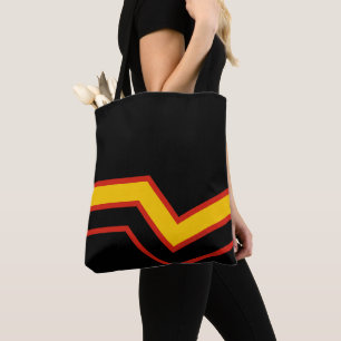 SlipperyJoe's rubber pride flag arrows chevrons st Tote Bag