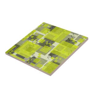 SlipperyJoe's Saint Patrick's Day dominating brigh Ceramic Tile