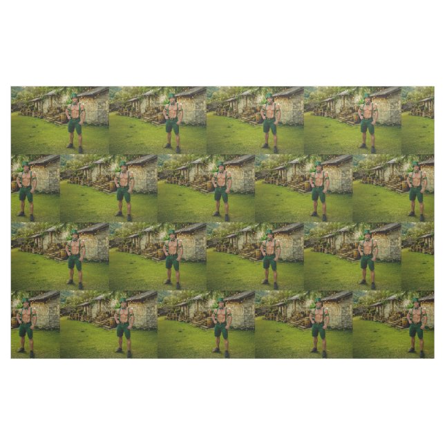SlipperyJoe's Saint Patrick's Day festive leprecha Fabric (Yard)