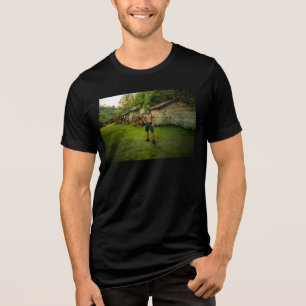 SlipperyJoe's Saint Patrick's Day festive leprecha Tri-Blend Shirt