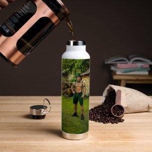 SlipperyJoe's Saint Patrick's Day festive leprecha Water Bottle