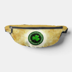 SlipperyJoe's Saint Patrick's Day glossy three lea Bum Bags
