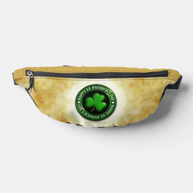 SlipperyJoe's Saint Patrick's Day glossy three lea Bum Bags (Lay Down)