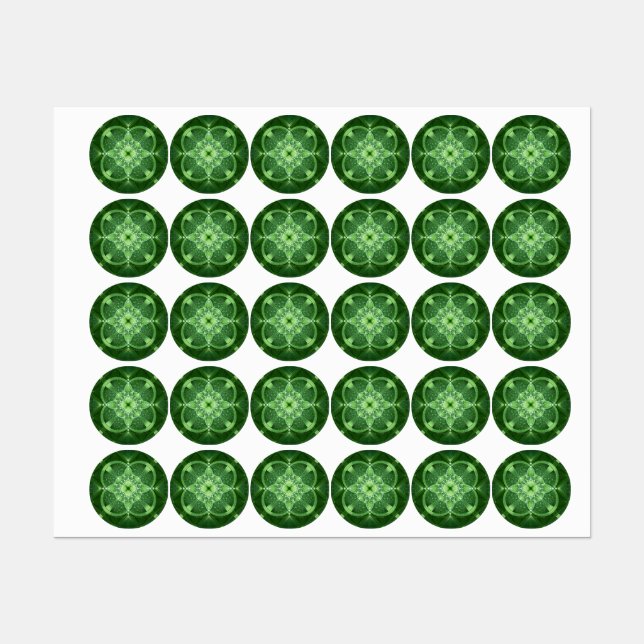 SlipperyJoe's Saint Patrick's Day glowing four lea (Sheet)