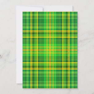 SlipperyJoe's Saint Patrick's Day green-yellow pla Holiday Card