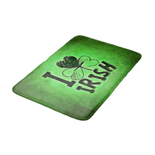 SlipperyJoe's Saint Patrick's Day holiday Irish pr Bath Mat
