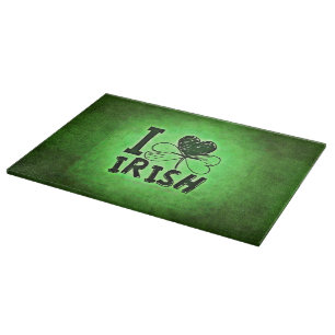 SlipperyJoe's Saint Patrick's Day holiday Irish pr Cutting Board