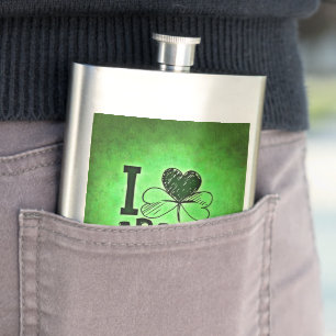 SlipperyJoe's Saint Patrick's Day holiday Irish pr Hip Flask