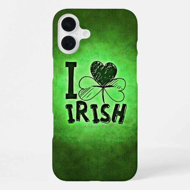 SlipperyJoe's Saint Patrick's Day holiday Irish pr iPhone Case (Back)