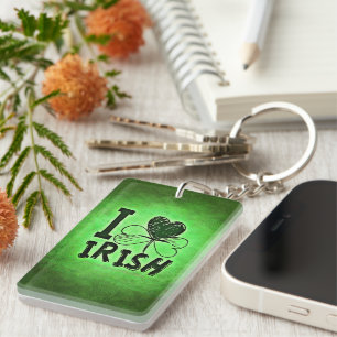 SlipperyJoe's Saint Patrick's Day holiday Irish pr Key Ring