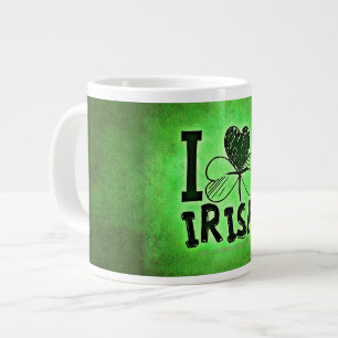 SlipperyJoe's Saint Patrick's Day holiday Irish pr Large Coffee Mug