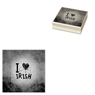 SlipperyJoe's Saint Patrick's Day holiday Irish pr Rubber Stamp