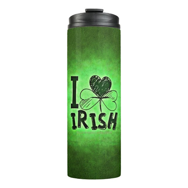 SlipperyJoe's Saint Patrick's Day holiday Irish pr Thermal Tumbler (Front)