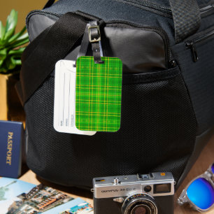 SlipperyJoe's Saint Patrick's Day Irish-inspired r Luggage Tag