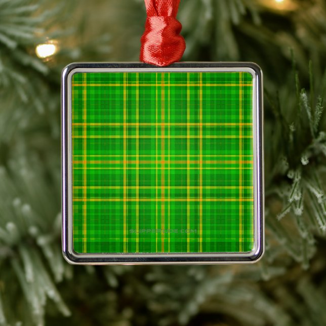 SlipperyJoe's Saint Patrick's Day Irish-inspired r Metal Ornament (Tree)