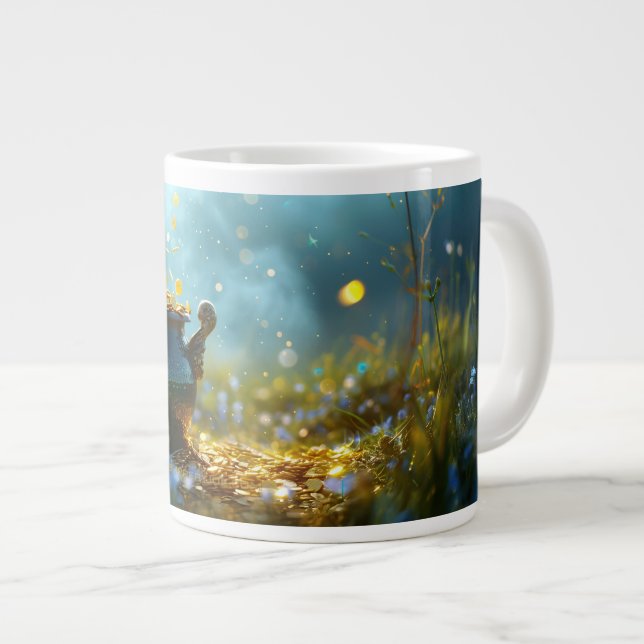 SlipperyJoe's Saint Patrick's Day large ornate pot Coffee Mug (Front Right)