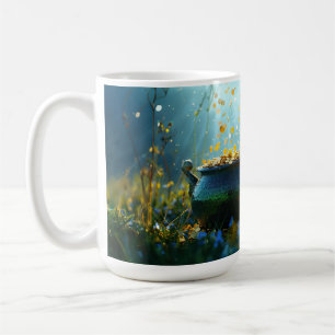 SlipperyJoe's Saint Patrick's Day large ornate pot Coffee Mug