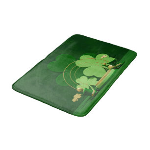 SlipperyJoe's Saint Patrick's Day LGBTQIA three-le Bath Mat