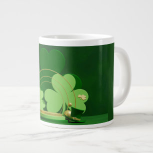 SlipperyJoe's Saint Patrick's Day LGBTQIA three-le Large Coffee Mug